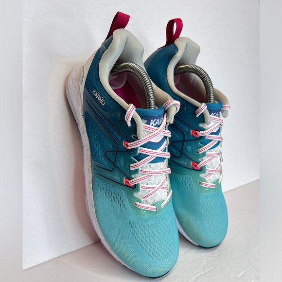 Karhu Womens Fusion Ortix Mosaic Blu/Pink Size 9M Running F200287 Superb LKNW! - Picture 12 of 16